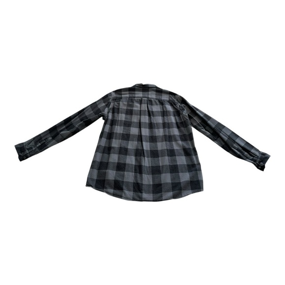 Eddie Bauer Flannel Buffalo Check Button Down Long Sleeve Shirt - Size XLT - Picture 4 of 13